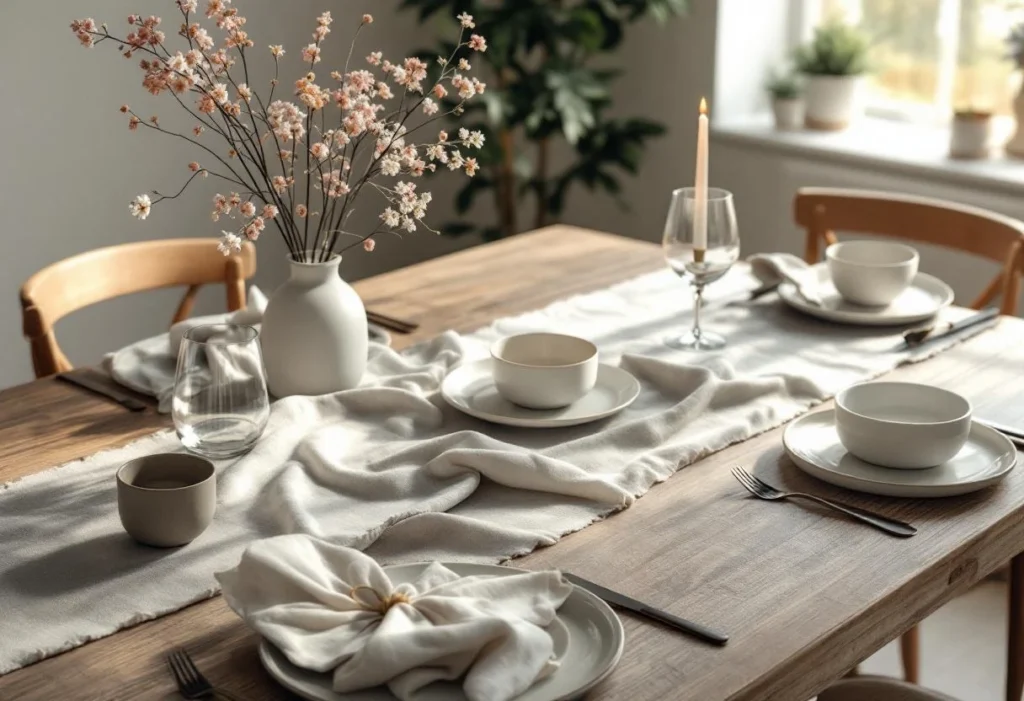 Matériaux innovants pour chemins de table modernes : sublimer sa décoration avec style et originalité