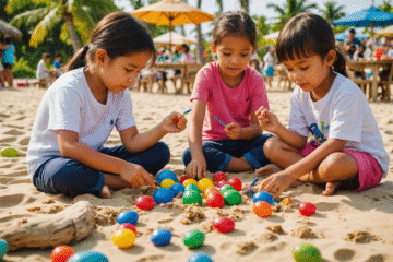 découvrez des ateliers ludiques et des activités surprises pour enfants près des plages paradisiaques de thaïlande, pour des vacances inoubliables en famille.