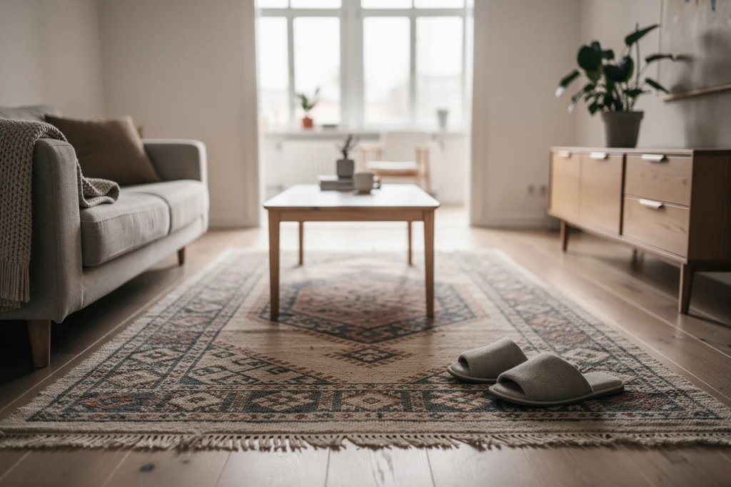 Créer une continuité visuelle : le tapis scandinave comme lien entre vos pièces
