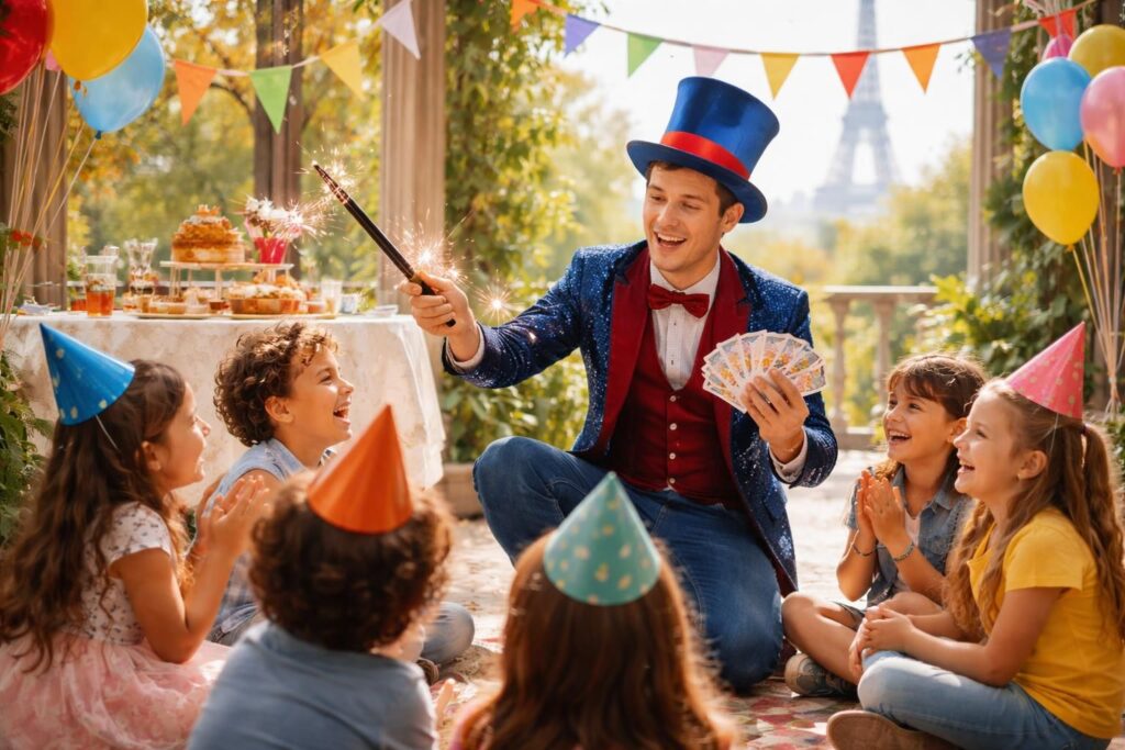 Organiser des anniversaires avec spectacles de magie grâce à La Petite Marchande pour enfants à Paris