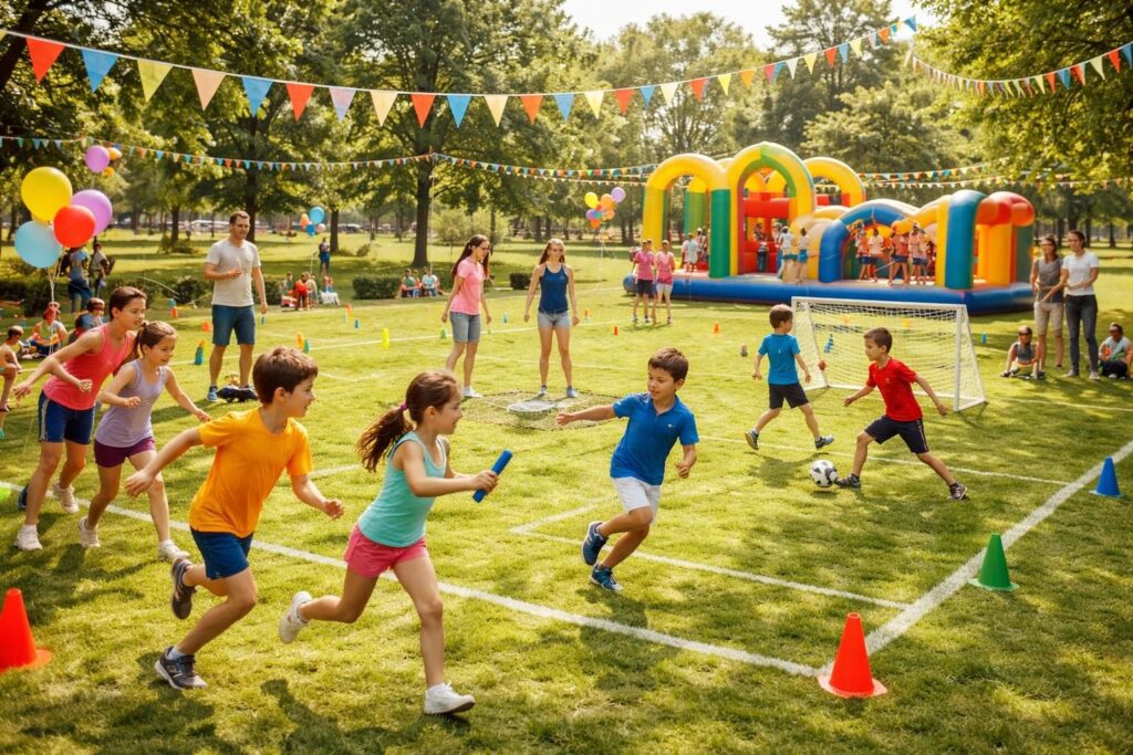 Organiser un anniversaire sportif avec activités pour enfants et ados