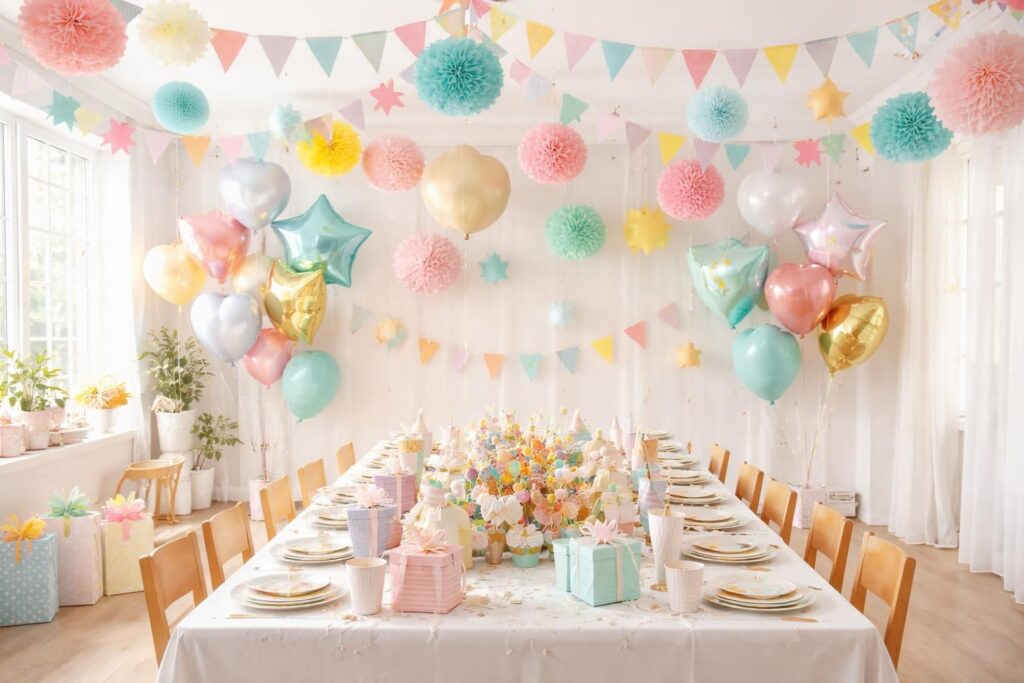 Organiser une salle de fête pour enfants avec des décorations Ginger Ray et My Little Day