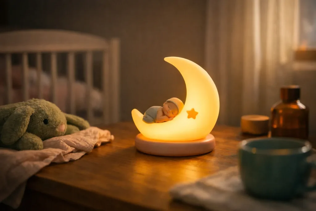 Quelle veilleuse choisir pour allaiter bébé sans le réveiller la nuit ?